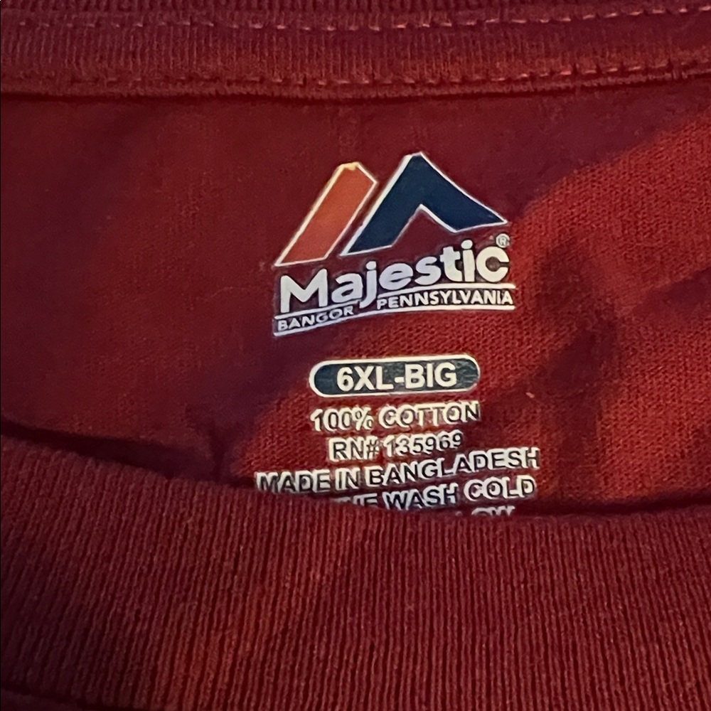 Majestic Burgundy 6XL Cotton Top